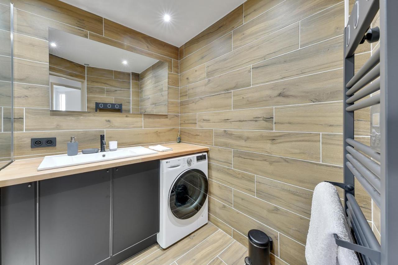 Chic Apart With Parking And Balcony Apartment Villeneuve-la-Garenne Ngoại thất bức ảnh